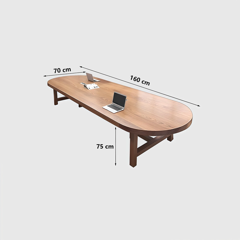 Solid Wood Elegant Oval Conference Table Solid Wood Elegant Oval Conference Table