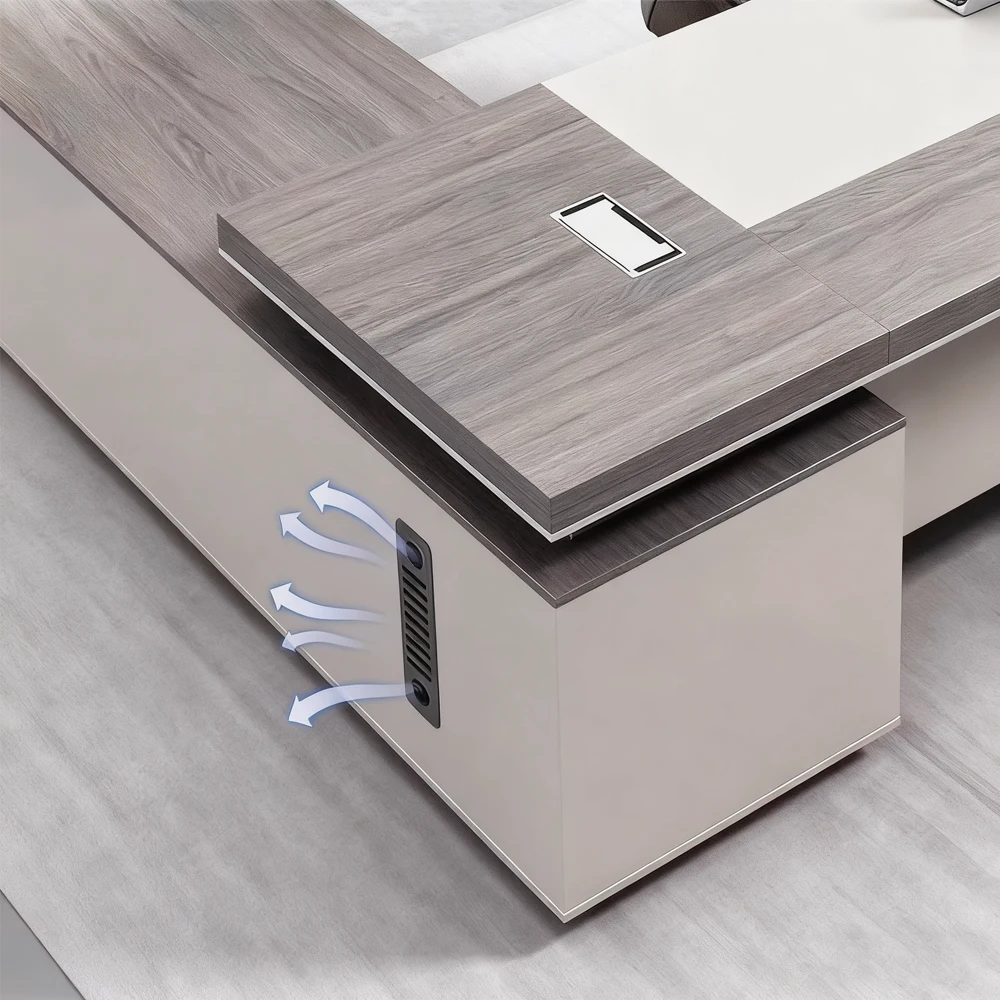 Solid Wood Executive Desk - Maoters Solid Wood Executive Desk - Maoters