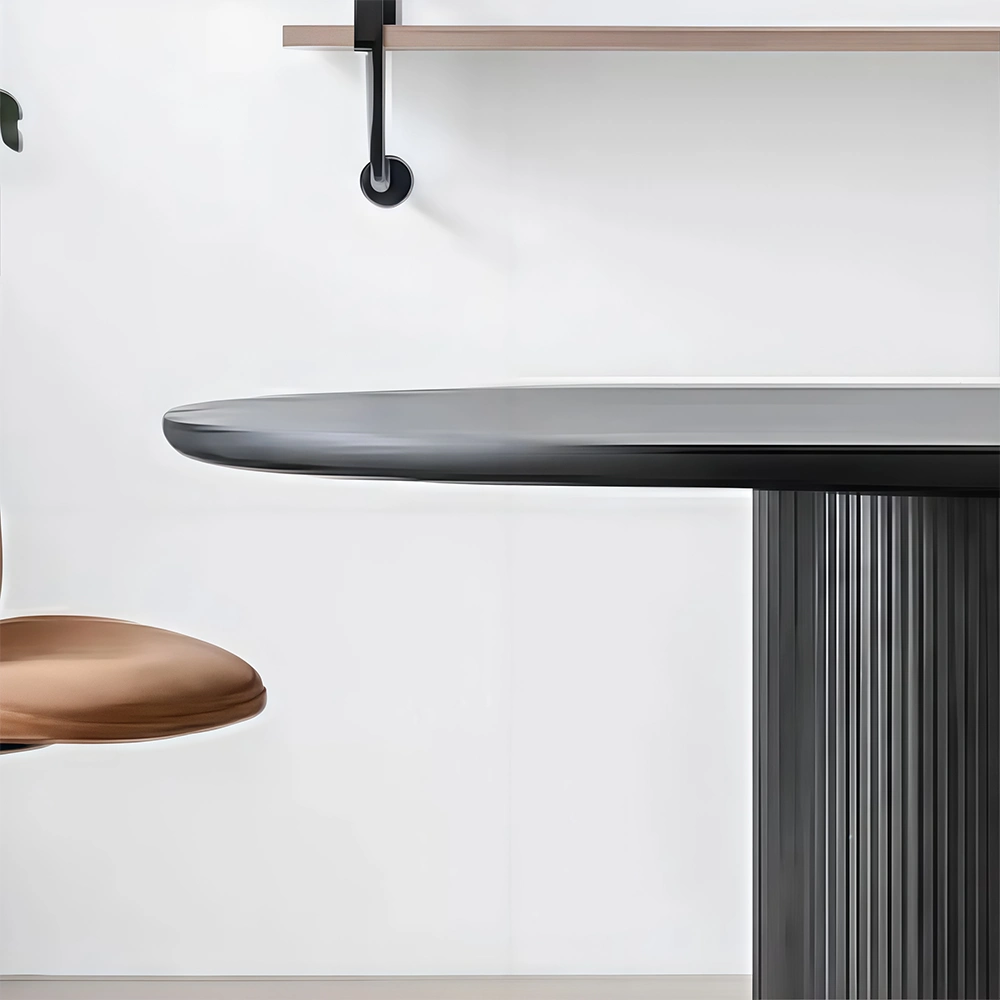 Solid Wood Oval Simple Creative Conference Solid Wood Oval Simple Creative Conference Table - Maoters