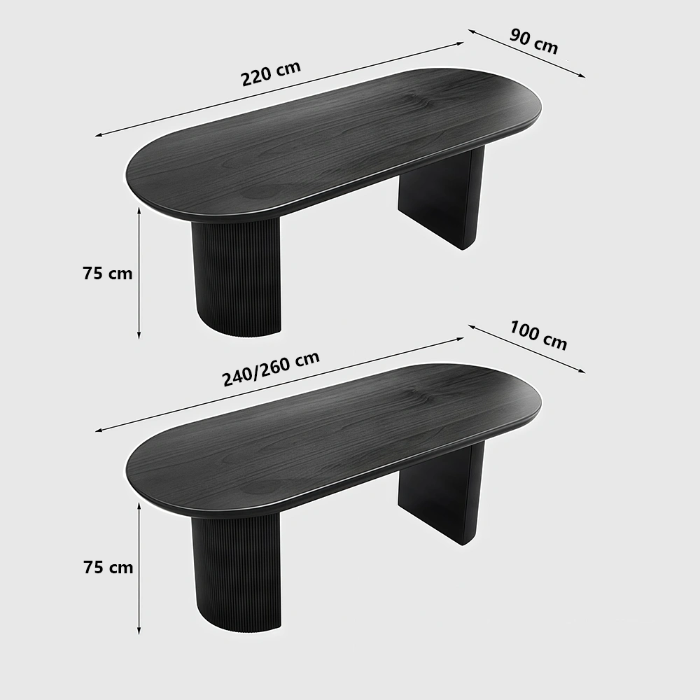 Solid Wood Oval Simple Creative Conference Solid Wood Oval Simple Creative Conference Table - Maoters