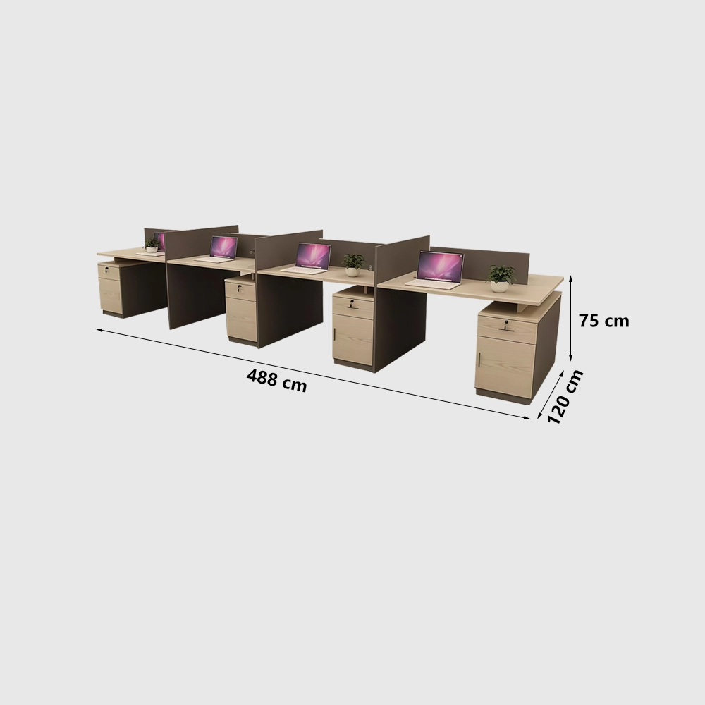 Steel Wooden Desk & Chair Set - Maoters Steel Wooden Desk & Chair Set - Maoters