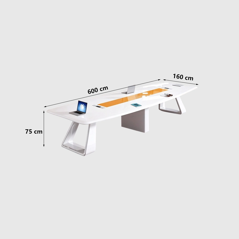 Stylish Panel-Based Conference Table-Maoters Stylish Lacquered Conference Table - Maoters