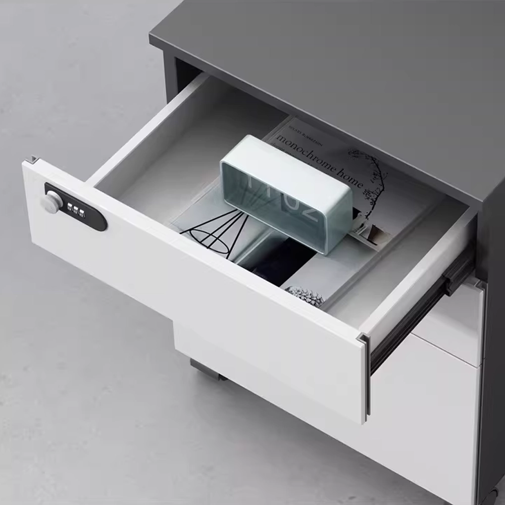 Three Drawers Movable Cabinet with Lock Three Drawers Movable Cabinet with Lock