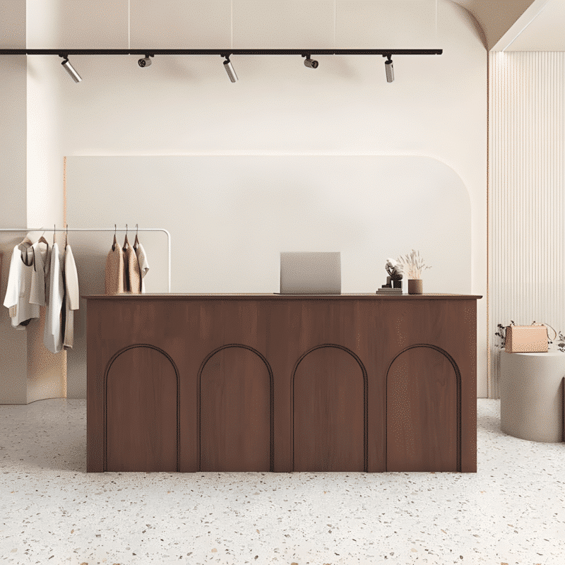 Vintage Retail Counter - Cashier Desk for Boutique, Cafe & Floral Shop