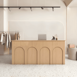 Vintage Retail Counter - Cashier Desk for Boutique, Cafe & Floral Shop - L240 X W60 X H100 CM