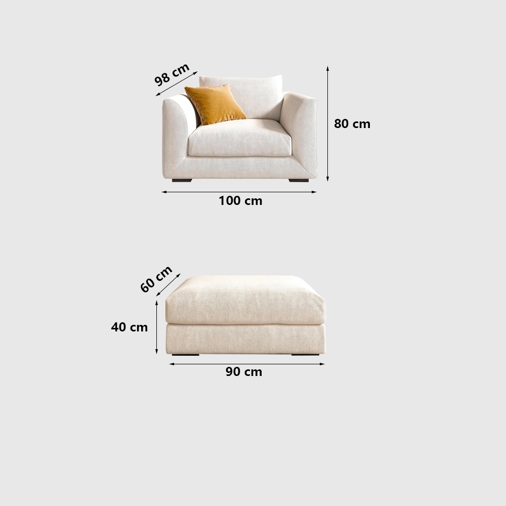 White Upholstered Performance Sofa - Maoters White Upholstered Performance Sofa - Maoters