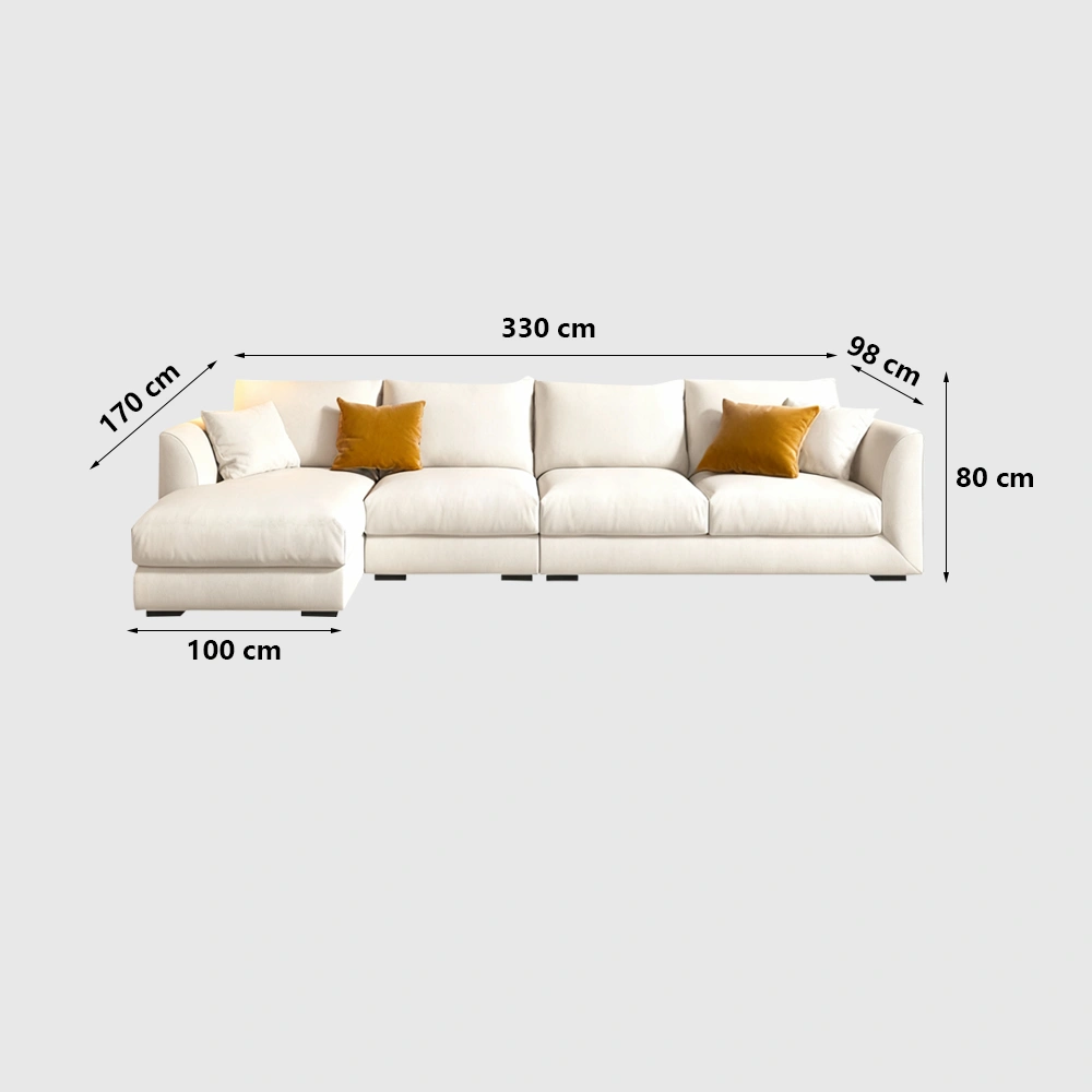 White Upholstered Performance Sofa - Maoters White Upholstered Performance Sofa - Maoters