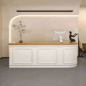 Wooden Boutique Counter - Cashier Desk - L240 x W120 x H100 CM