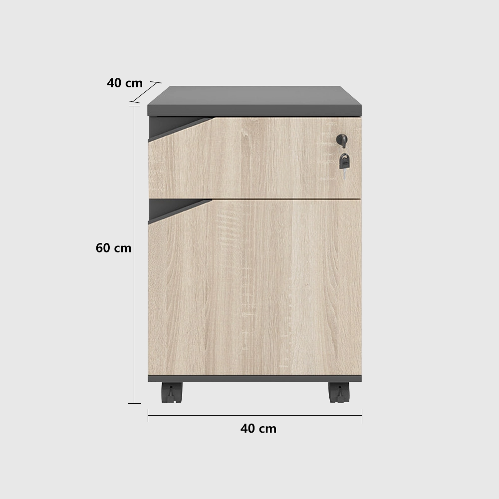 Wooden Office Cabinet - Mobile & Under-Desk Storage Wooden Office Cabinet - Mobile & Under-Desk Storage