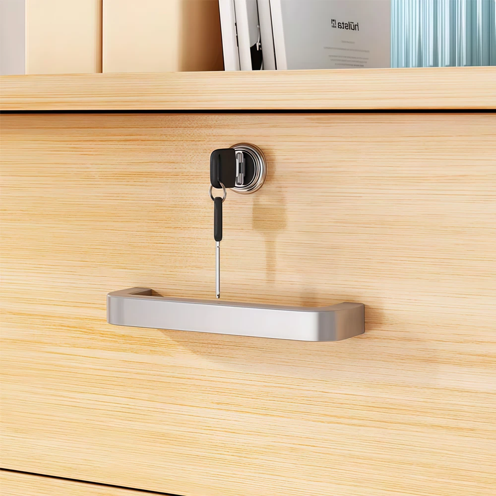 Wooden Office File Cabinet with Lock - Maoters Wooden Office File Cabinet with Lock - Maoters