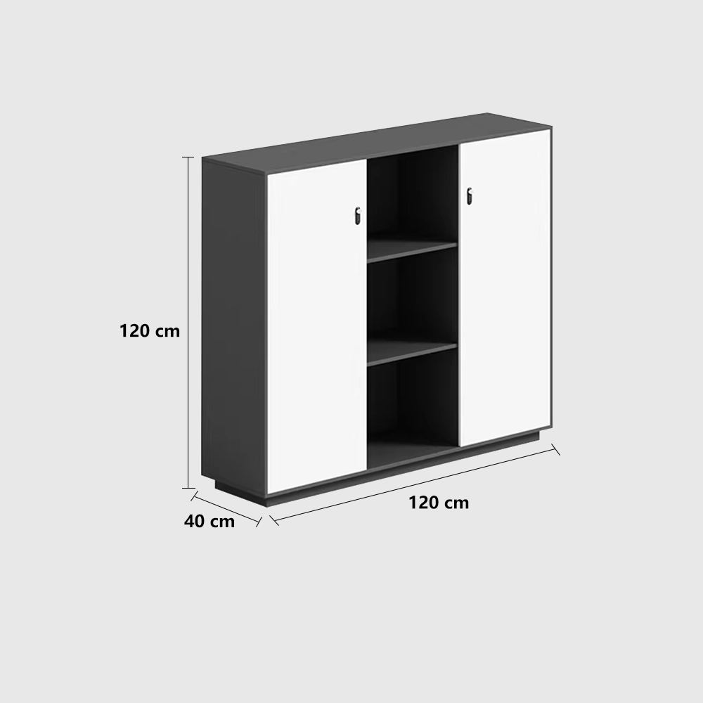 Wooden Office Low Cabinet - Simple Design Wooden Office Low Cabinet - Simple Design