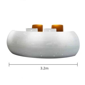 Baked Semicircular Arc Front Desk - L320 X W71 X H105 CM