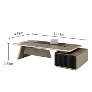 Executive Manager Desk Khaki - Large Workstation Office Desk - Maoters