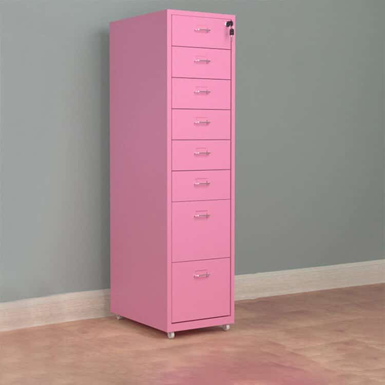 Metal Office Cabinet with Lockable Drawers - Maoters