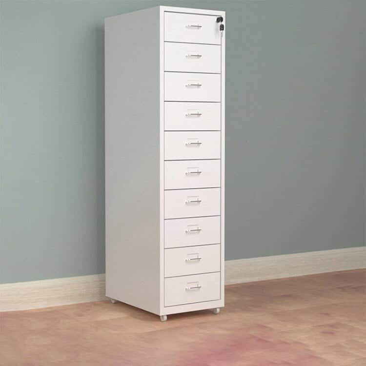 Metal Office Cabinet with Lockable Drawers - Maoters