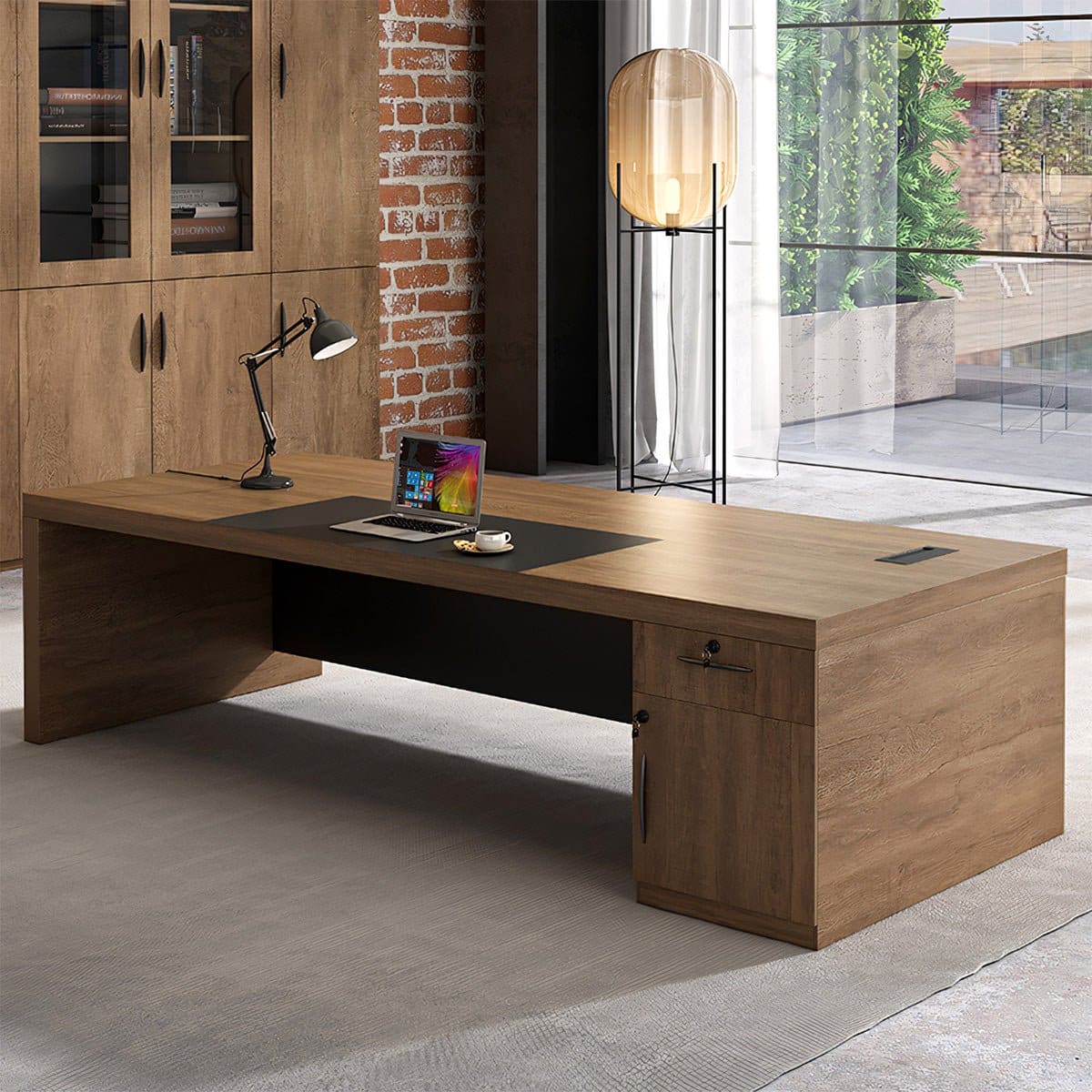 minimalist-executive-office-desk-and-chair-883073 Minimalist Executive Office Desk and Chair - Maoters