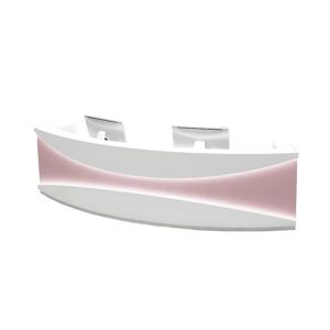 Modern Minimalist Stainless Steel Light Luxury Desk - L280 x W60 x H100 CM