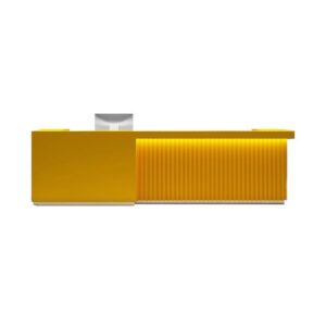 Modern Simple Lacquered Reception Desk - L220 x W60 x H100 CM