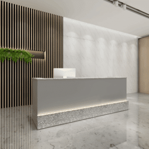 Modern Light Luxury Reception Desk - Maoters - L220 x W60 x H100 CM