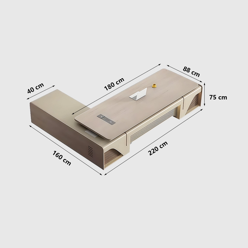 Light Luxury Executive Desk - Simple Modern Light Luxury Executive Desk - Simple Modern