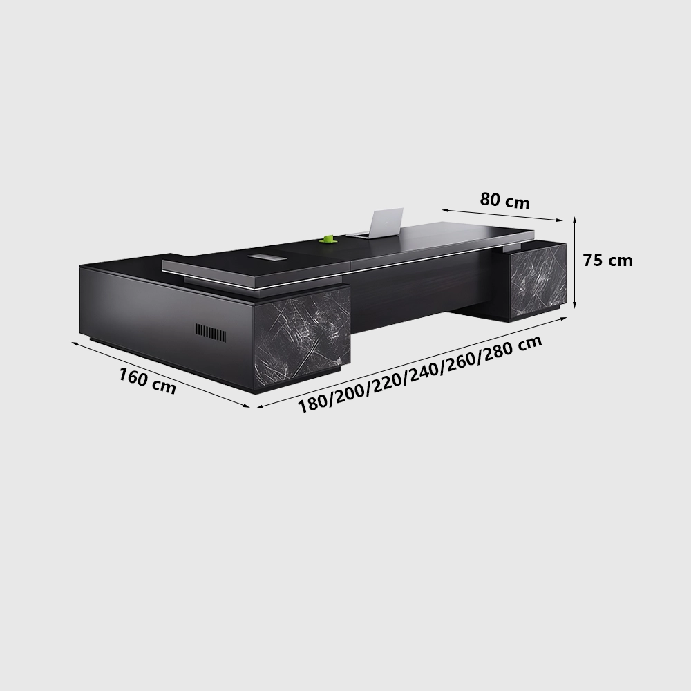 Executive L Shaped Desk with Storage Executive L Shaped Desk with Storage