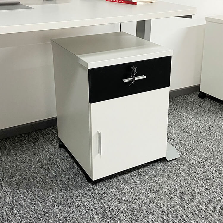 solid-wood-freestanding-mobile-white-storage-cabinet-545824 Solid Wood Freestanding Mobile White Storage Cabinet - Maoters