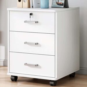 Wooden Office File Cabinet with Lock - Maoters - Maoters