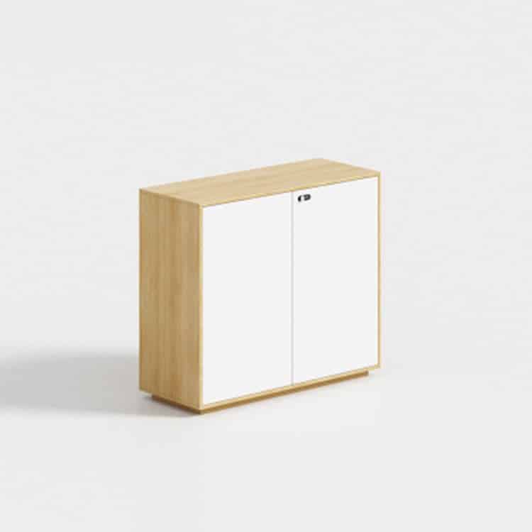 Wooden Office Low Cabinet - Simple Design - Maoters