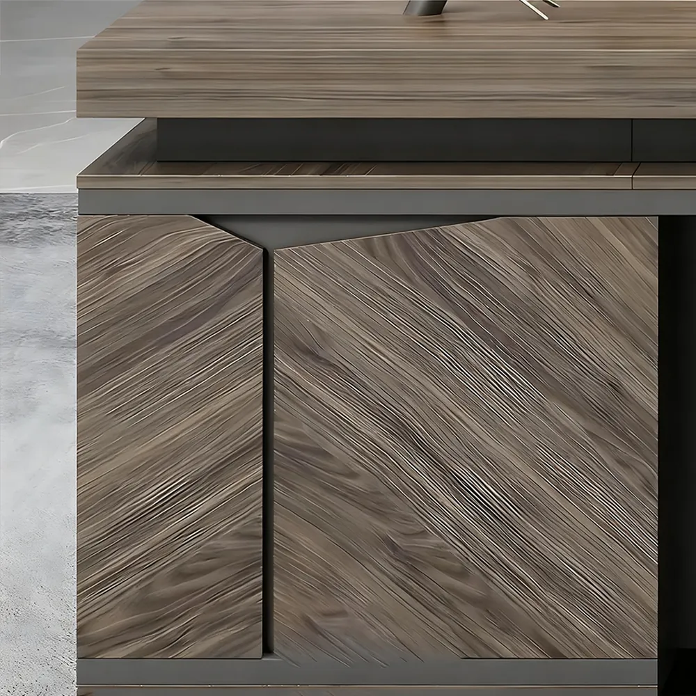 Elegant Vintage Executive Desk - Maoters Elegant Vintage Executive Desk - Maoters