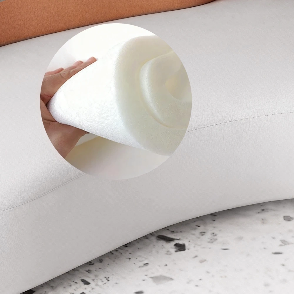 Nordic Patchwork Curved Two Seater Sofa Chair Nordic Patchwork Curved Two Seater Sofa Chair