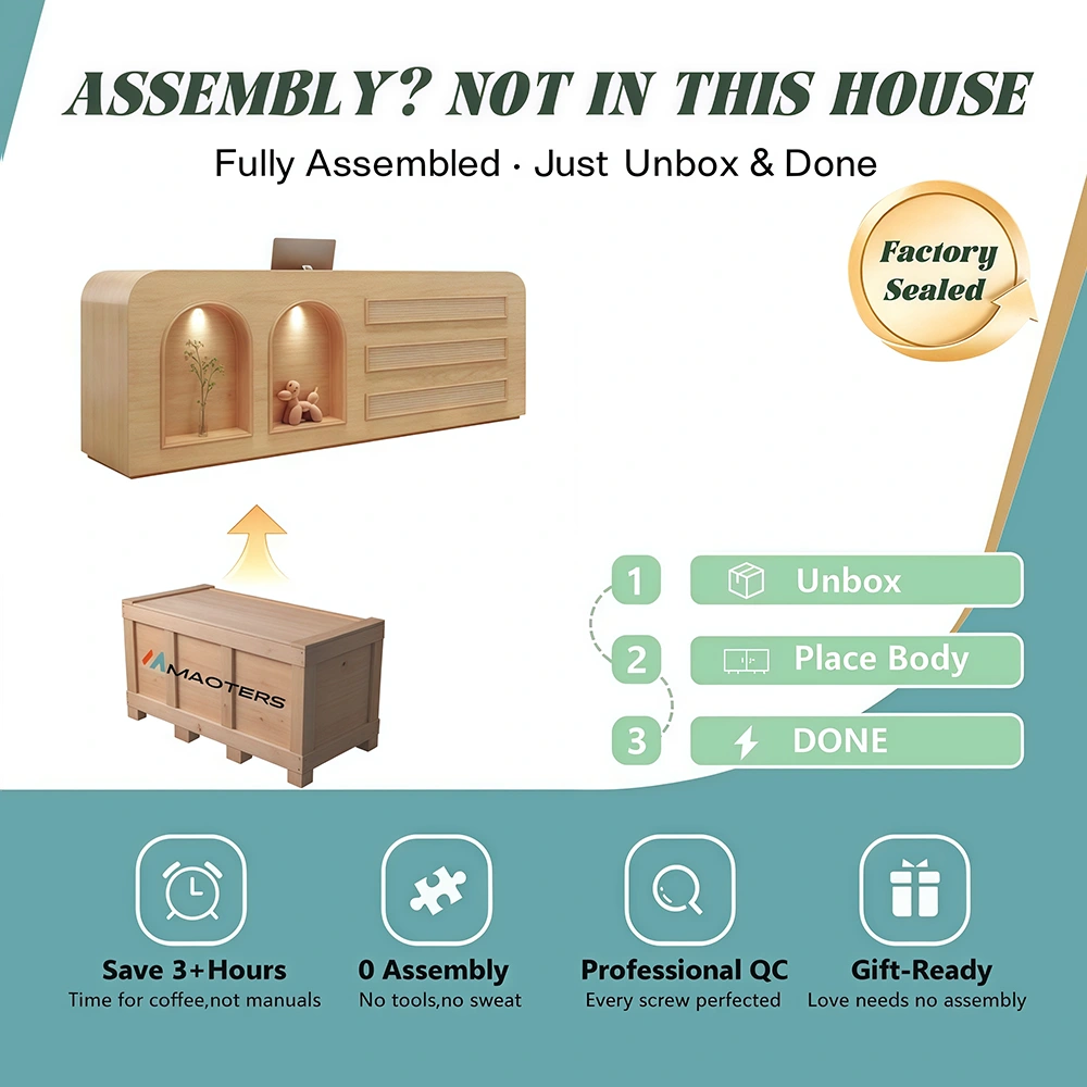 Lacquer Beauty Bar Reception Desk - Maoters Lacquer Beauty Bar Reception Desk - Maoters