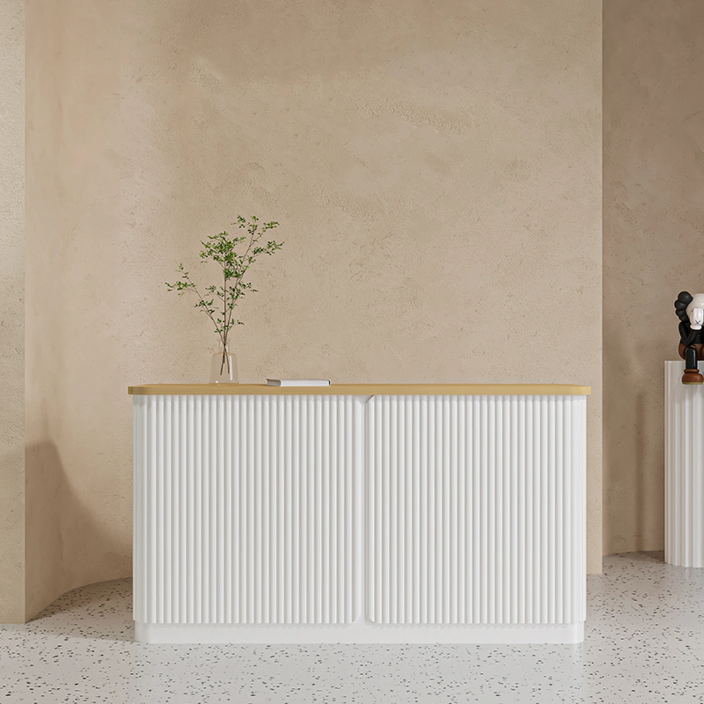 Simple Modern Store Small Lacquered Reception Desk Simple Modern Store Small Lacquered Reception Desk