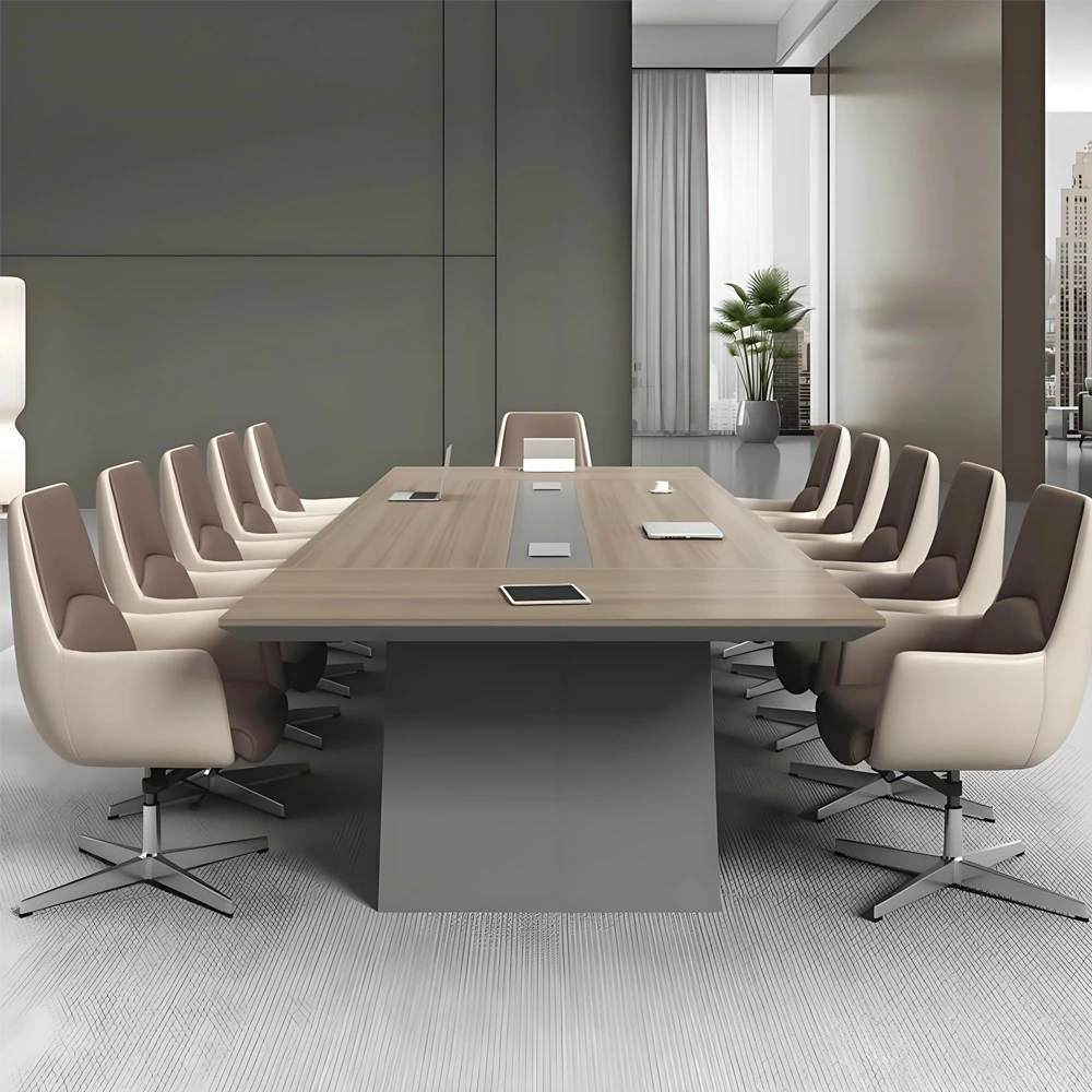 Stylish Panel-Based Conference Table - Maoters