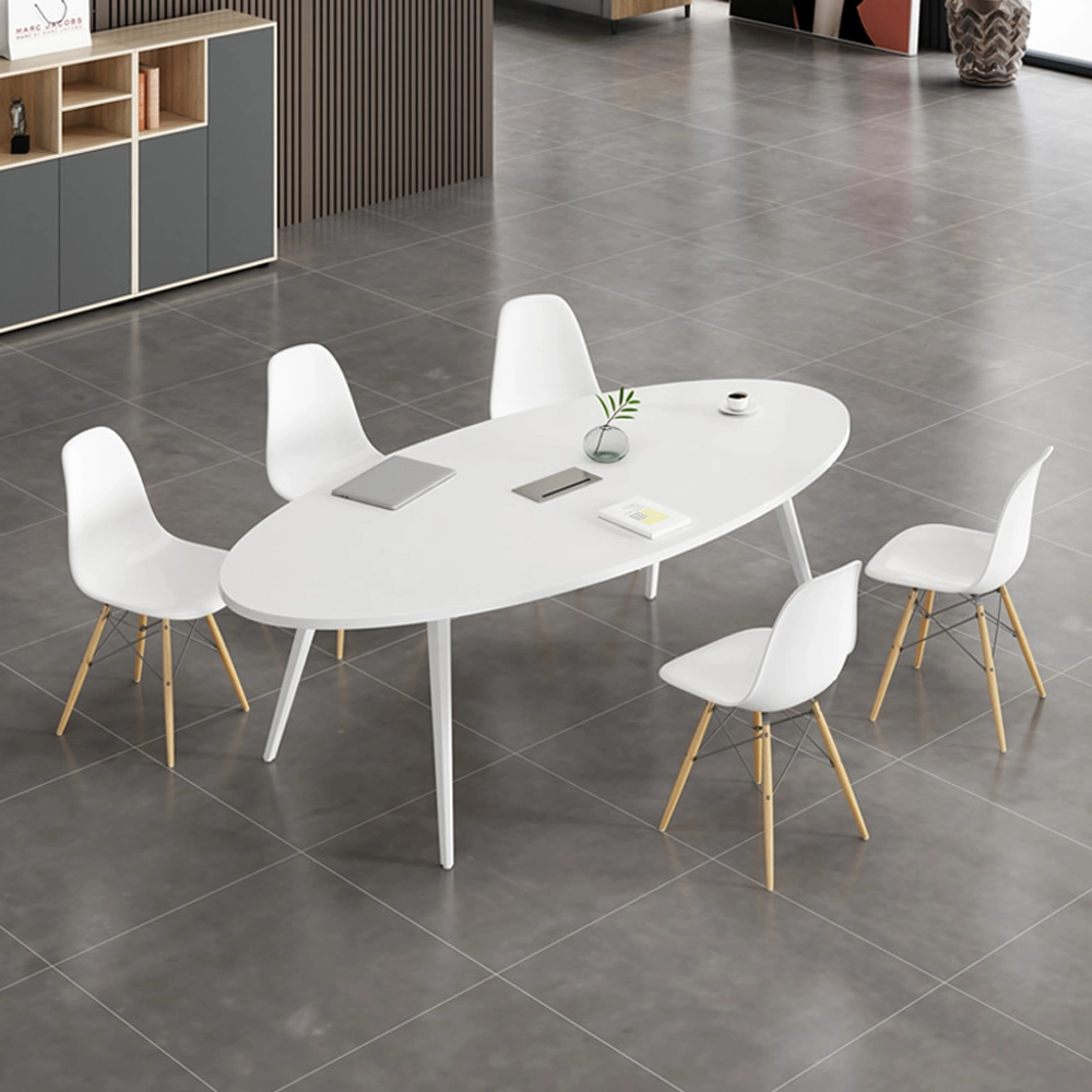 Stylish Oval Conference Table - Perfect for Meetings Stylish Oval Conference Table - Perfect for Meetings