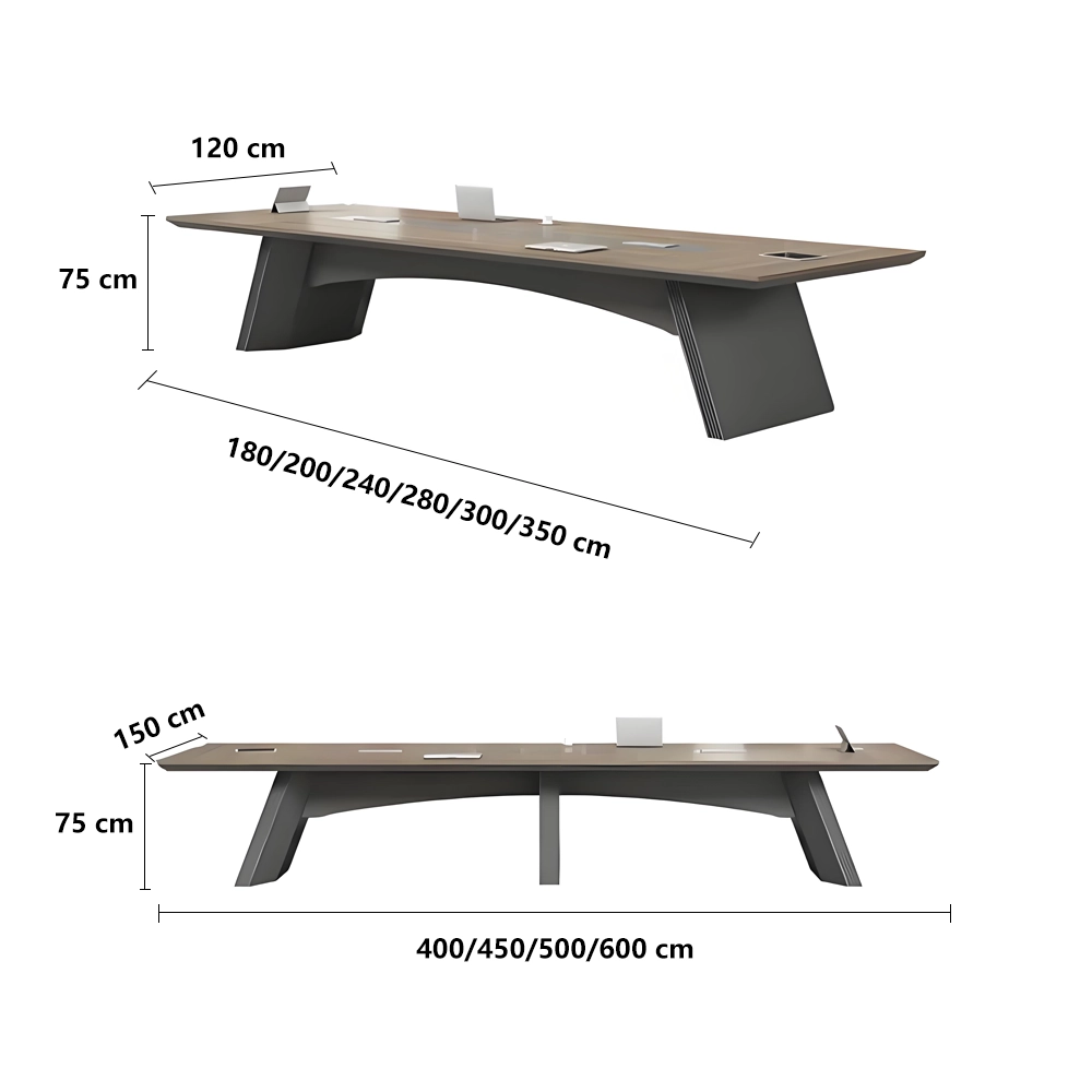 Stylish Panel-Based Conference Table - Maoters