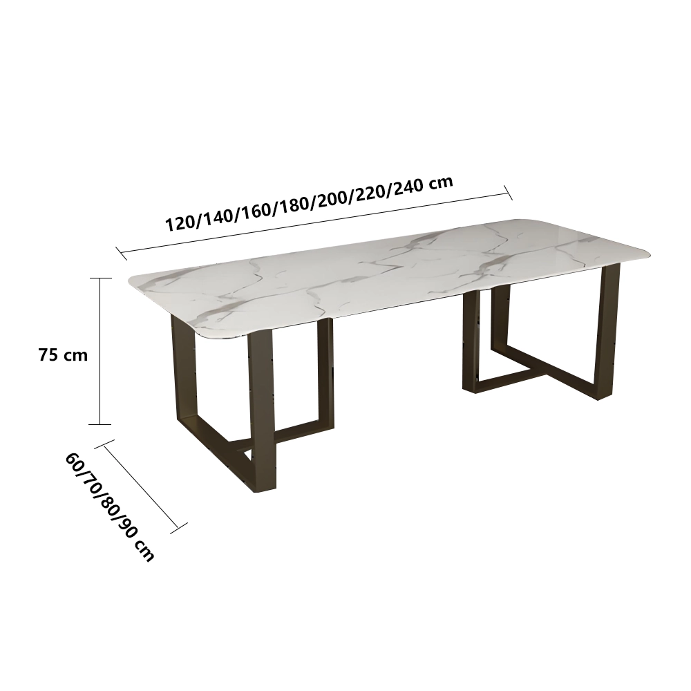 Stylish marble conference table Stylish marble conference table