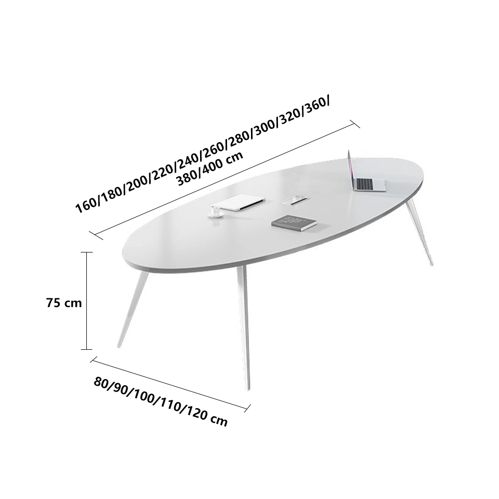 Stylish Oval Conference Table - Perfect for Meetings Stylish Oval Conference Table - Perfect for Meetings