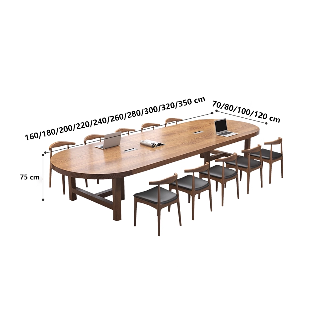 Solid Wood Elegant Oval Conference Table Solid Wood Elegant Oval Conference Table