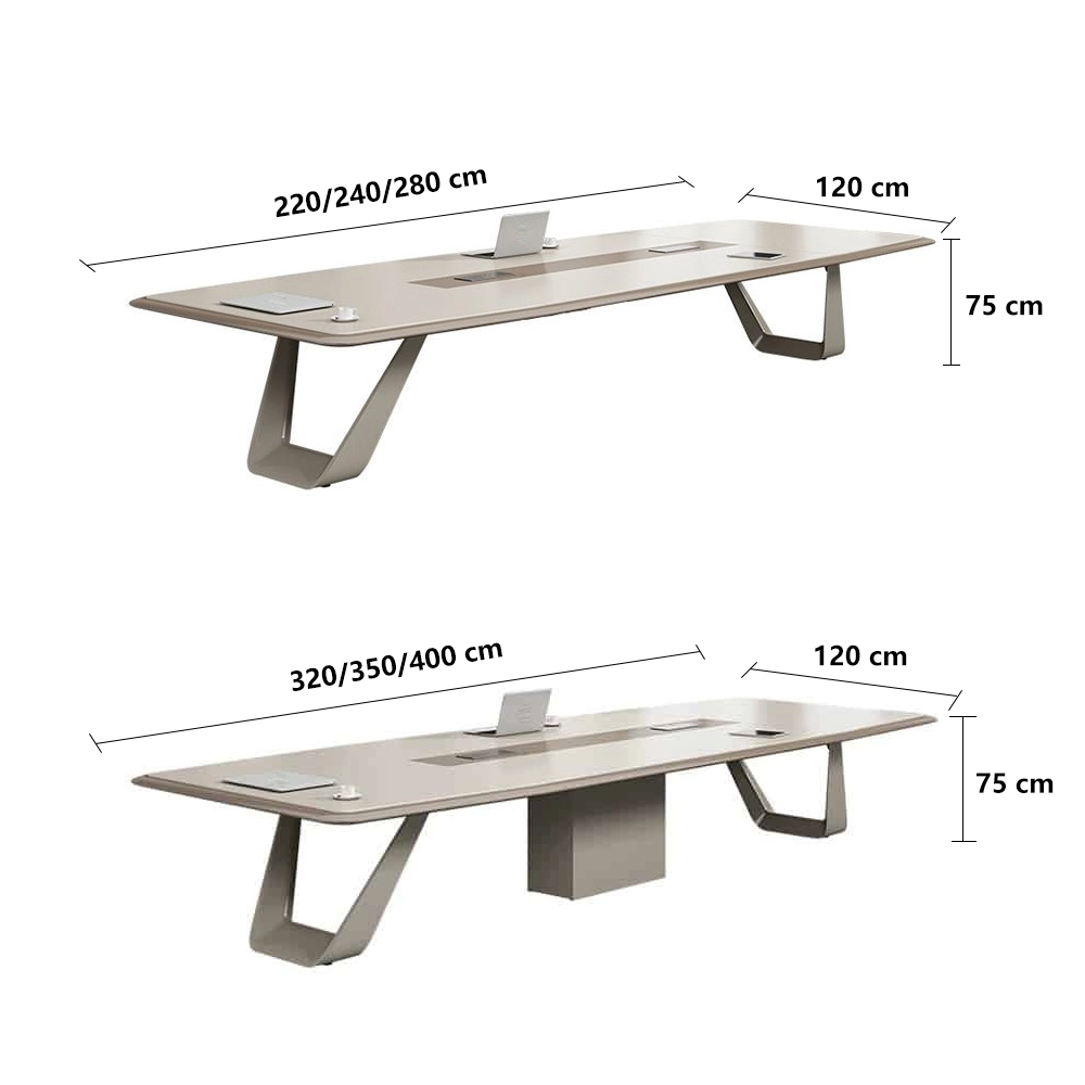 Modern Light Luxury Lacquer Conference Table Modern Light Luxury Lacquer Conference Table