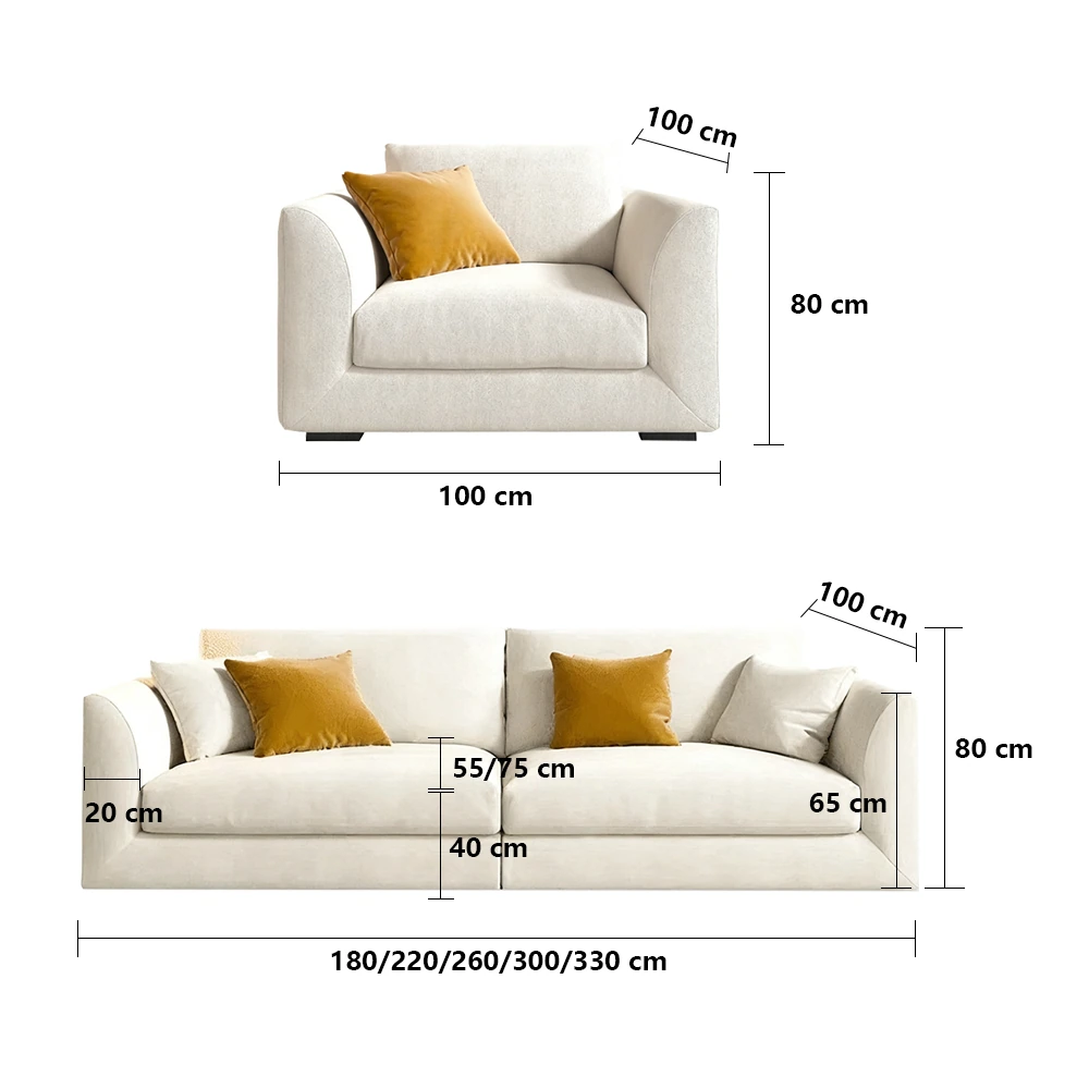 White Upholstered Performance Sofa - Maoters White Upholstered Performance Sofa - Maoters