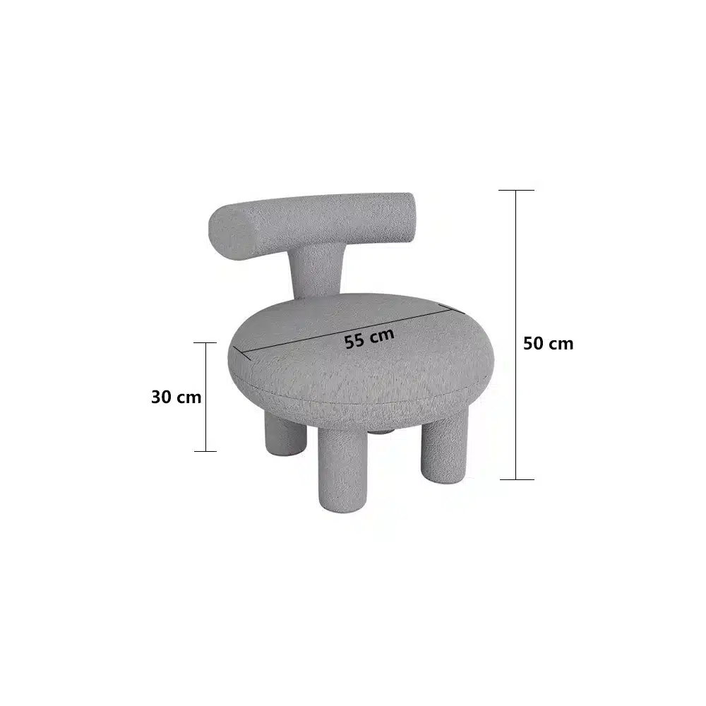 Nordic Patchwork Curved Two Seater Sofa Chair