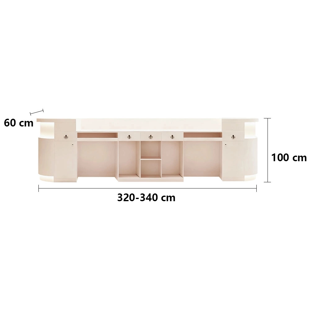 Simple and Stylish Rectangular Reception Desk - Maoters Simple and Stylish Rectangular Reception Desk - Maoters
