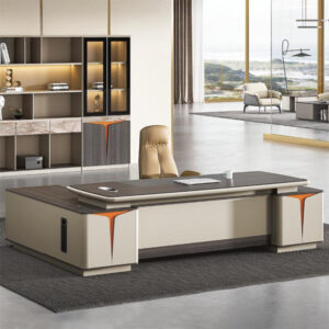 Light Luxury Executive Desk - Manager's & President's Choice - L240 x W180 x H75 CM