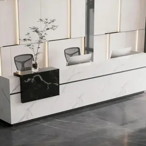 Multi-Functional Reception Desk for Businesses - L180 X W60 X H110 CM