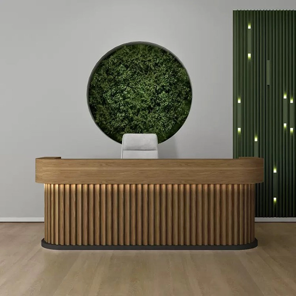 Chic Minimalist Reception Desk - Maoters