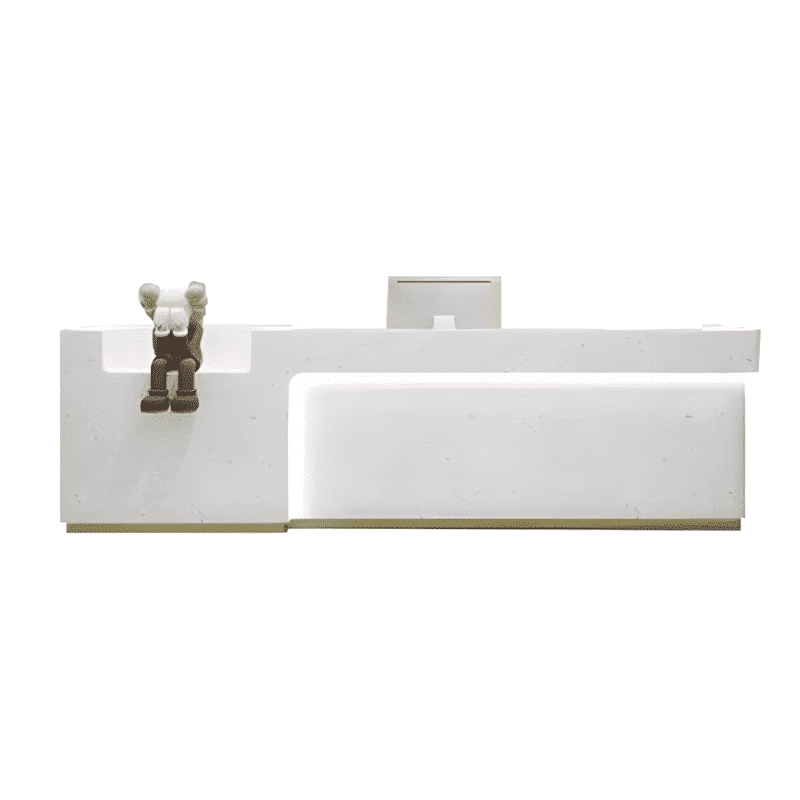 Simple Modern Stainless Steel Reception Desk - Maoters Simple Modern Stainless Steel Reception Desk - Maoters