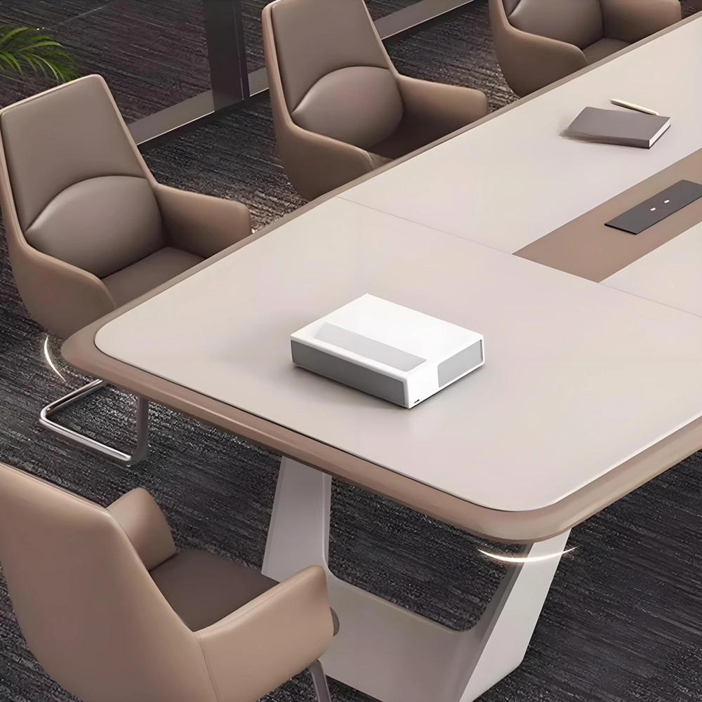 Modern Light Luxury Lacquer Conference Table Modern Light Luxury Lacquer Conference Table