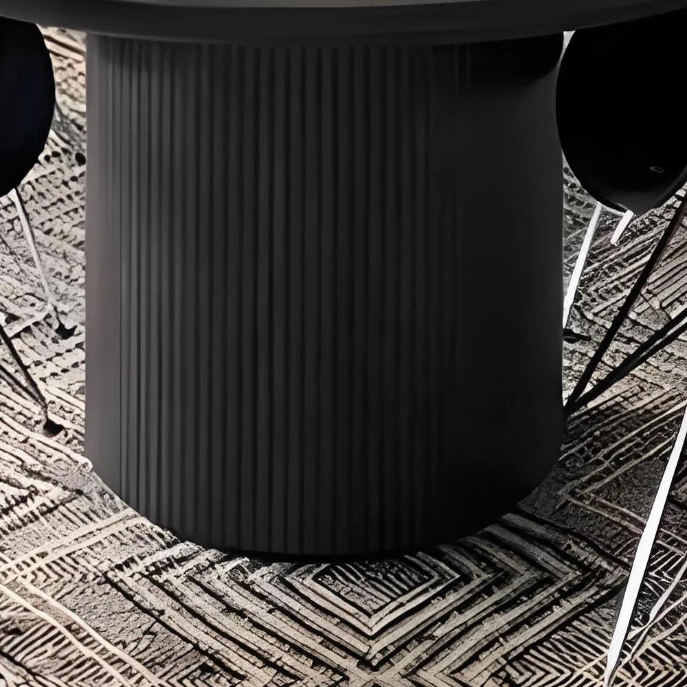 Solid Wood Oval Simple Creative Conference Table - Maoters