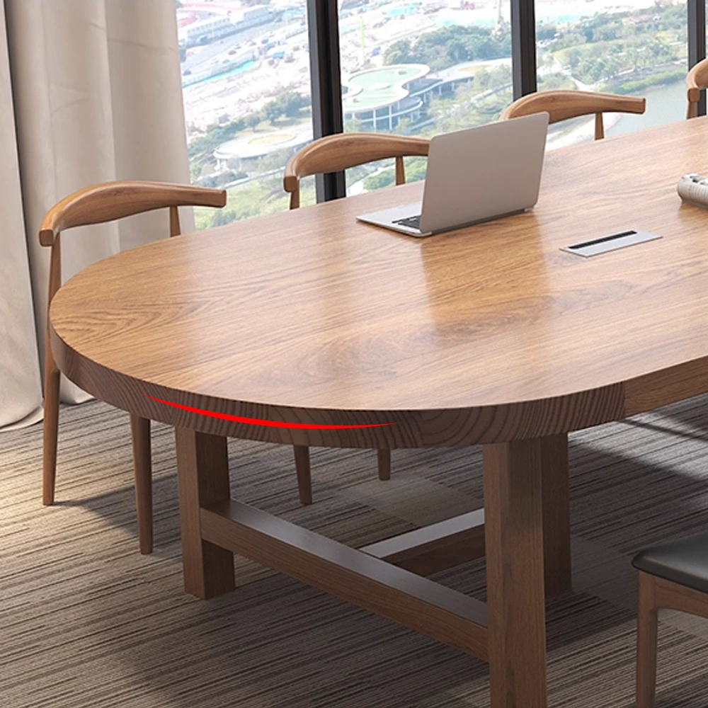Solid Wood Elegant Oval Conference Table Solid Wood Elegant Oval Conference Table
