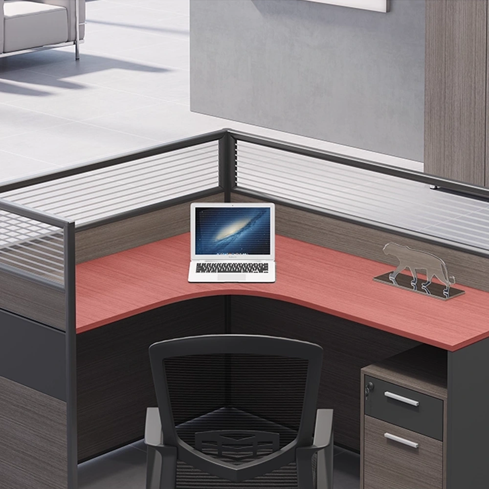 Minimalist Office Desk with Screen Partition Minimalist Office Desk with Screen Partition